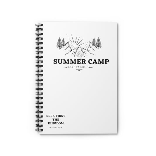 Summer Camp Spiral Notebook - Ruled Line