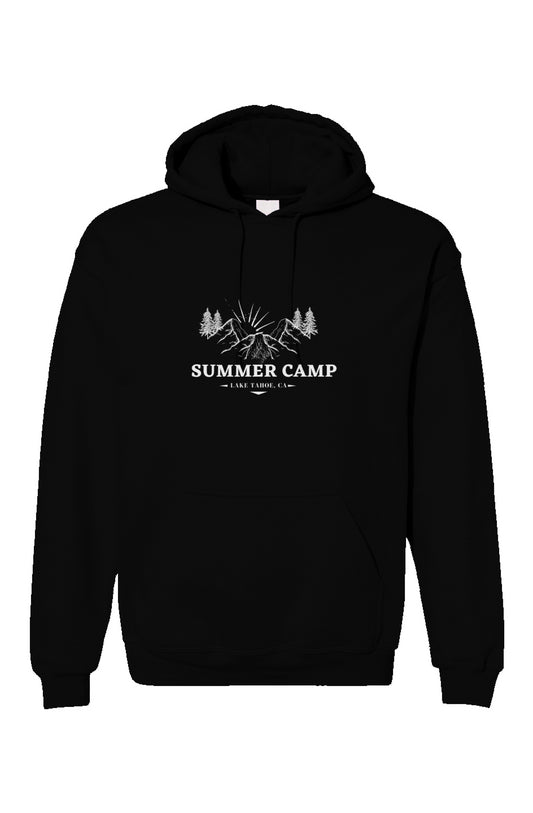 Unisex Summer Camp Hoodie In Black