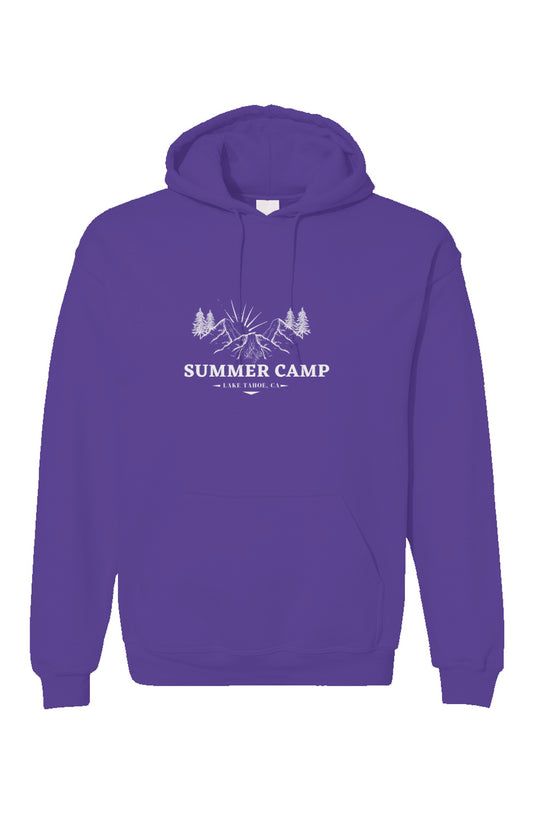 Unisex Summer Camp Hoodie In Purple