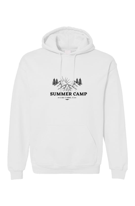 Unisex Summer Camp Hoodie In White